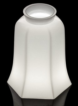 Glasschirme für Lampen aus Messing